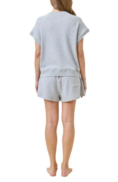 Papinelle Most Wanted Cotton Blend Top In Gray