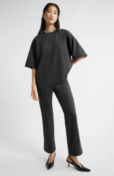 Nordstrom Pull-on Ponte Trousers In Gray