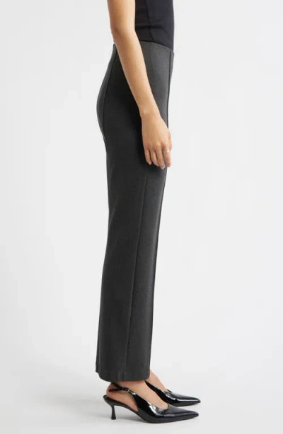 Nordstrom Pull-on Ponte Trousers In Gray