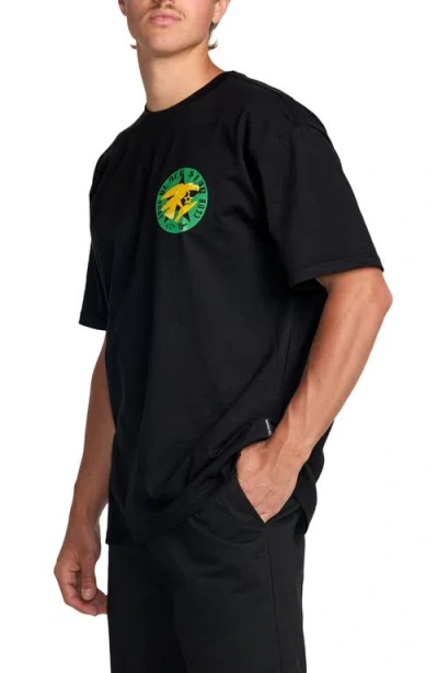 Billabong Black Star Graphic T-shirt In Black