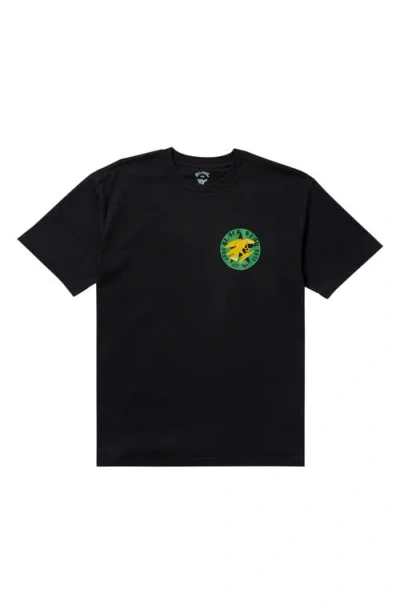 Billabong Black Star Graphic T-shirt In Black