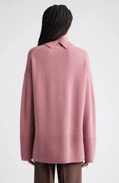 Nordstrom Wool & Cashmere Turtleneck Sweater In Pink