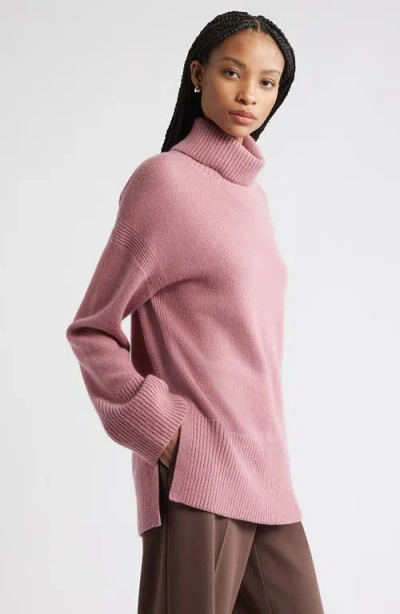 Nordstrom Wool & Cashmere Turtleneck Sweater In Pink