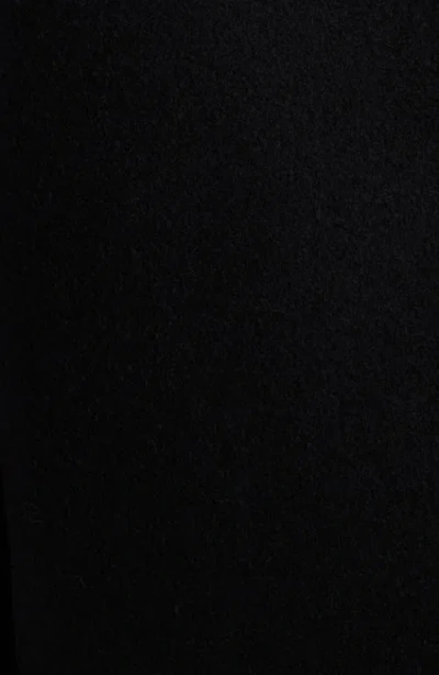 Michael Kors Drop Shoulder Oversize Crop Coat In Black