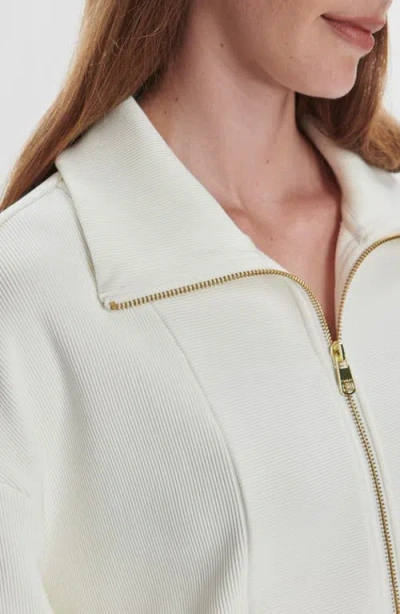 Varley Ramona Half-zip Sweatshirt In White