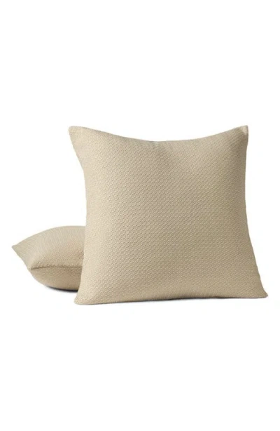 Coyuchi Honeycomb Organic Cotton Euro Pillow Sham In Neutral