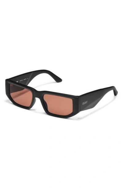 Quay Good Time 54mm Small Rectangular Sunglasses