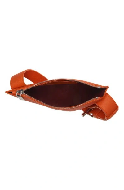 Alexander Mcqueen Mcqueen T-bar Sling Leather Crossbody Pouch