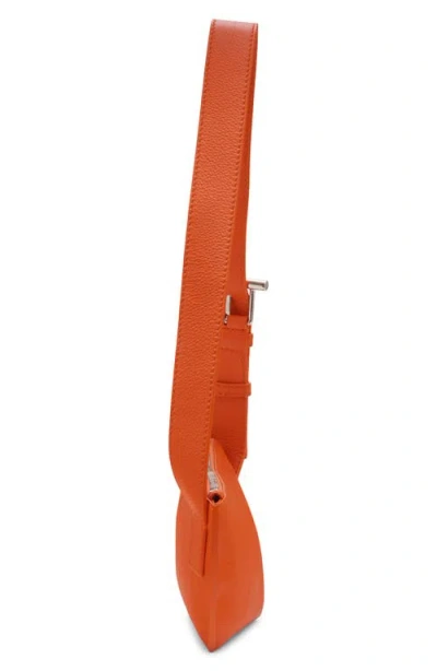 Alexander Mcqueen Mcqueen T-bar Sling Leather Crossbody Pouch