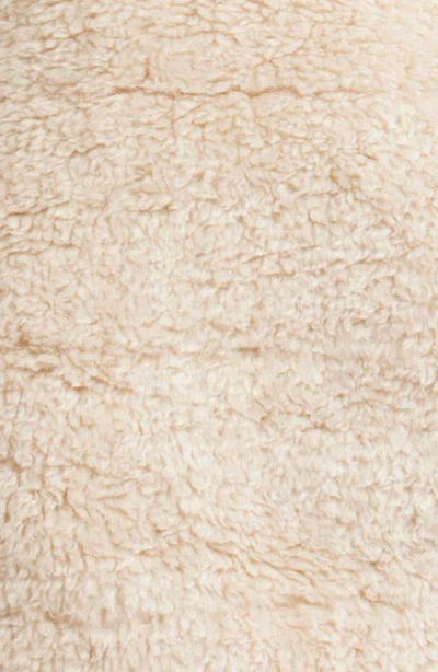 Save The Duck Kennie Water Repellent Faux Shearling Jacket In Neutral