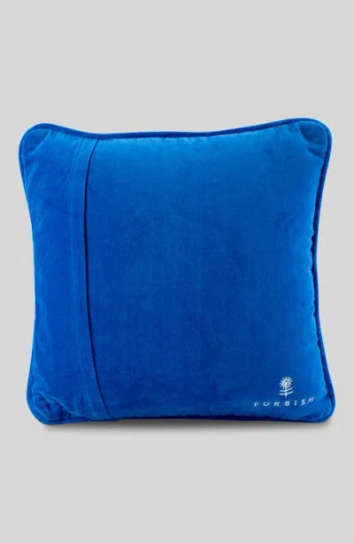 Furbish Overthink This Needlepoint Pillow In Multi