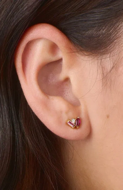 Little Sky Stone Seraphina Celeste Stud Earrings