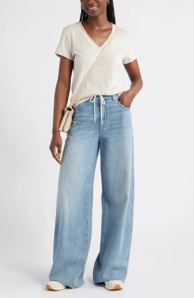 Caslonr Caslon(r) Cotton & Modal V-neck T-shirt