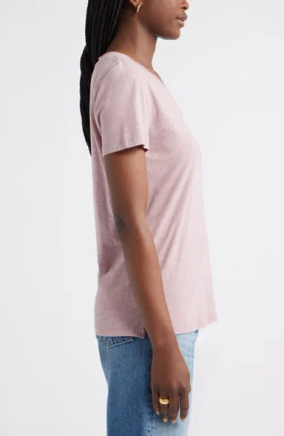 Caslonr Caslon(r) Cotton & Modal V-neck T-shirt
