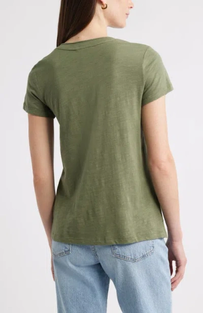 Caslonr Caslon(r) Cotton & Modal V-neck T-shirt