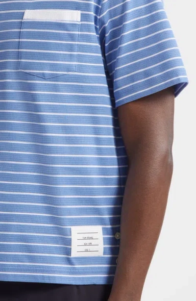 Thom Browne Milano Stripe Short Sleeve Pocket T-shirt