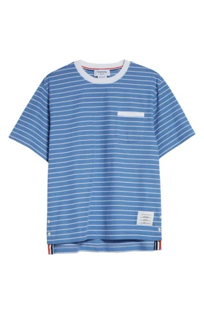 Thom Browne Milano Stripe Short Sleeve Pocket T-shirt