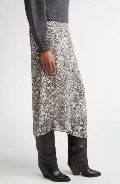 Isabel Marant Lisanne Crepe Midi Skirt