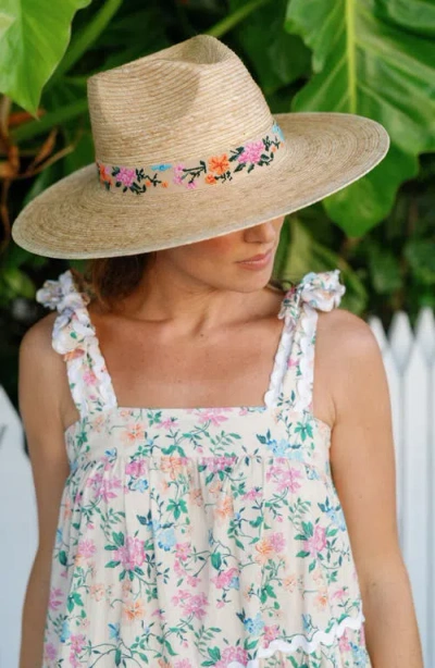 Sunshine Tienda Flor Coconut Palm Straw Hat