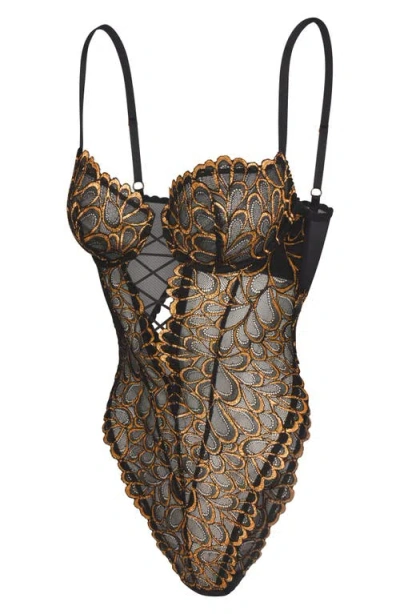 Savage X Fenty Savage Not Sorry Sheer Lace Teddy