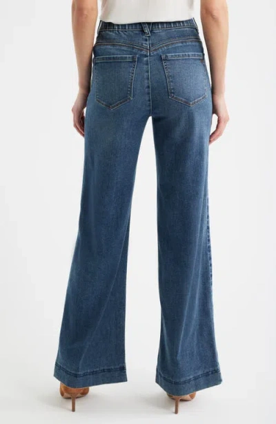 Wit & Wisdom Skyrise Double Side Seam Wide Leg Jeans