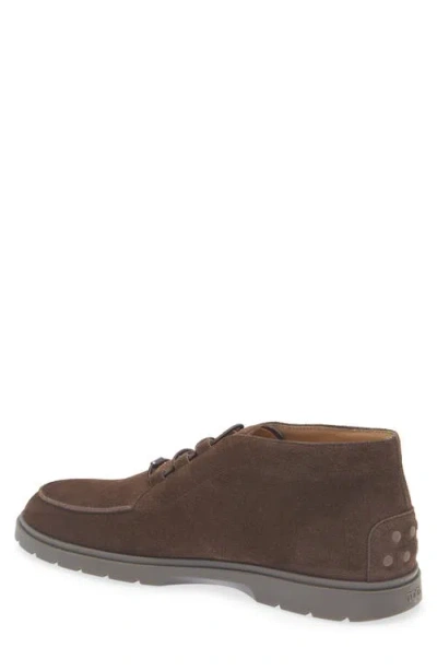 Tod's Apron Toe Suede Chukka Boot
