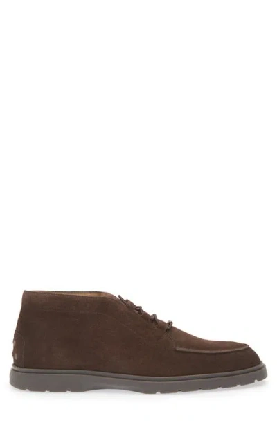 Tod's Apron Toe Suede Chukka Boot