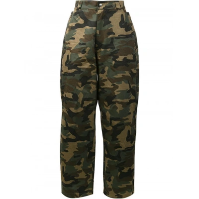 Shop Hood By Air Camouflage Print Trousers
