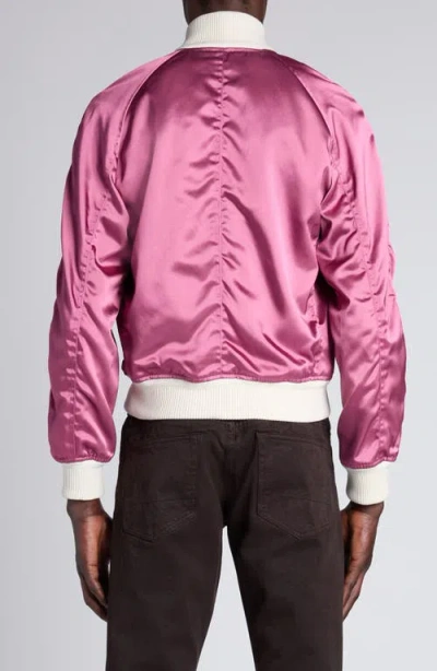 Tom Ford Shiny Satin Bomber Jacket