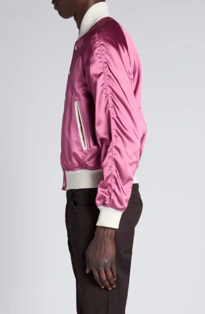 Tom Ford Shiny Satin Bomber Jacket