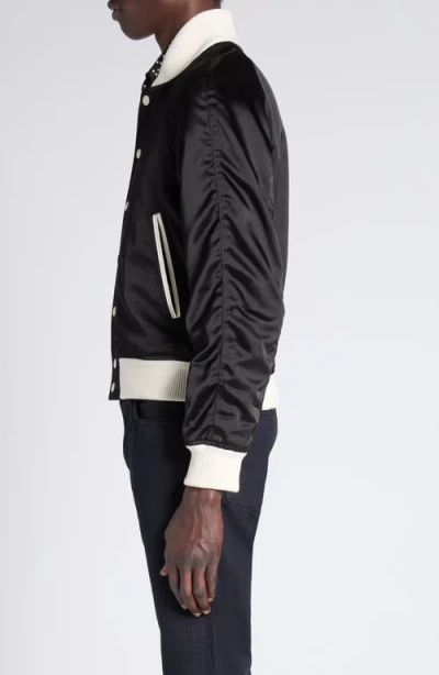 Tom Ford Shiny Satin Bomber Jacket