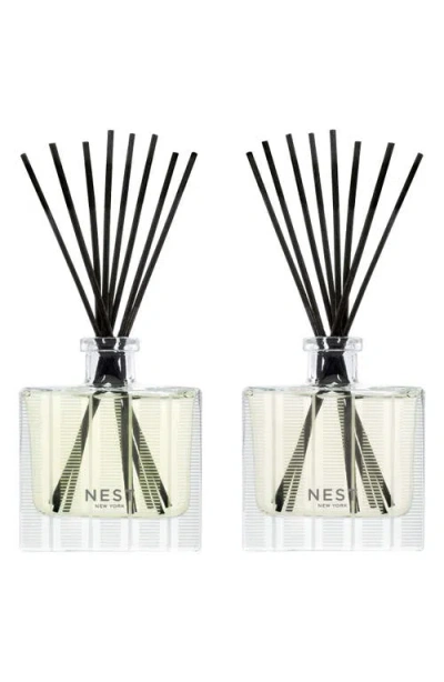 Nest New York Grapefruit & Bamboo Reed Diffuser Set $124 Value In Transparent