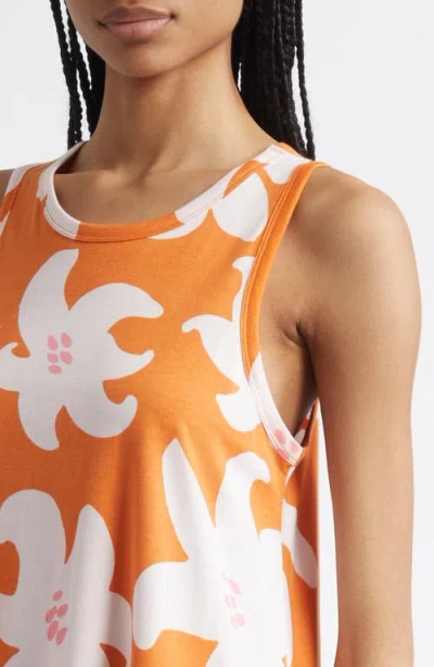 Marimekko Liplatus Villinarisissi Floral Cotton Midi Dress In Multi