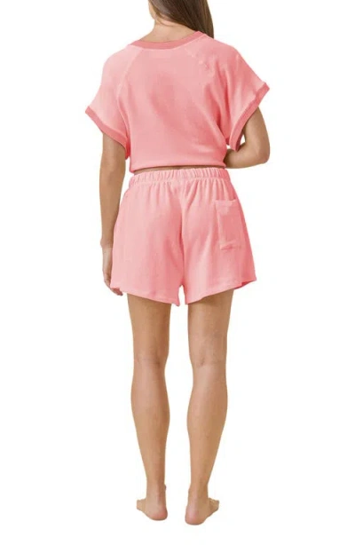 Papinelle Most Wanted Cotton Blend Top In Pink