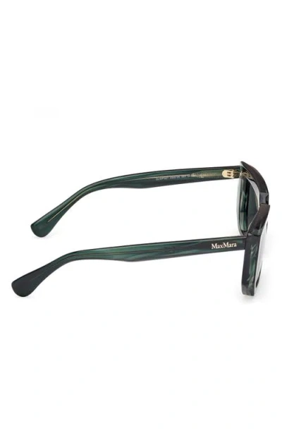 Max Mara 54mm Rectangular Sunglasses