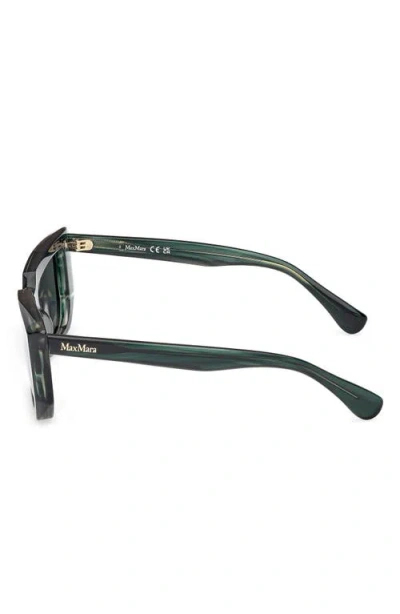 Max Mara 54mm Rectangular Sunglasses