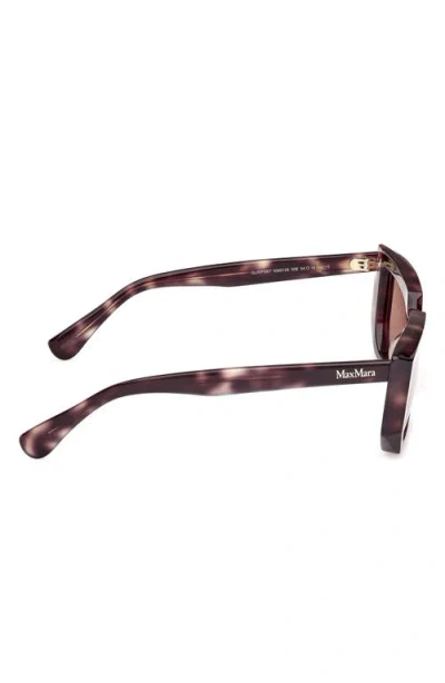 Max Mara 54mm Rectangular Sunglasses