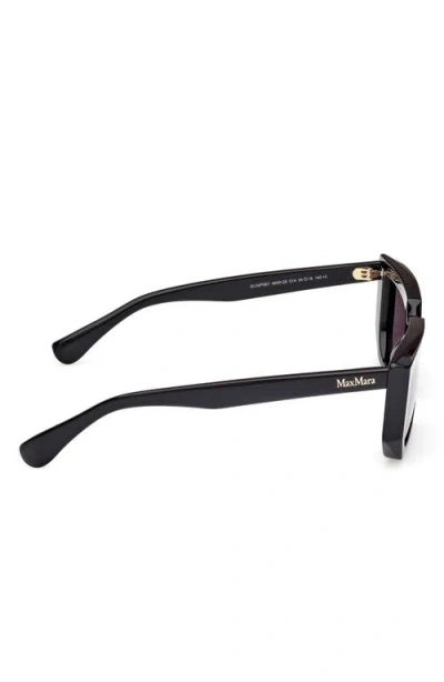 Max Mara 54mm Rectangular Sunglasses