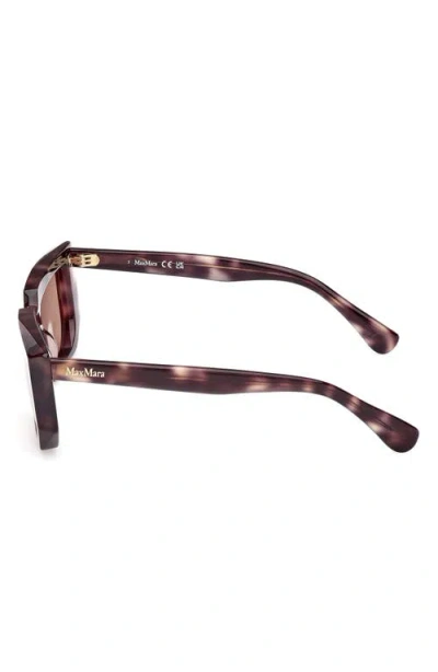 Max Mara 54mm Rectangular Sunglasses