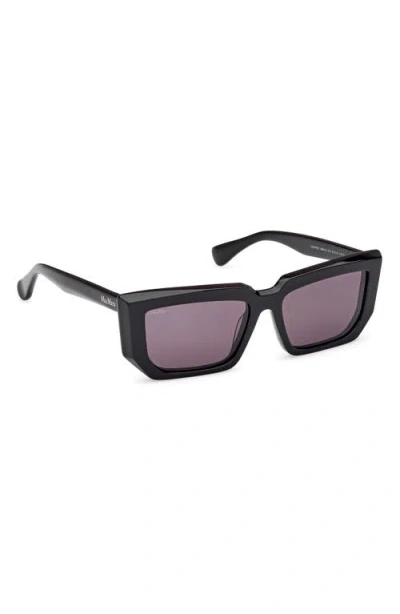 Max Mara 54mm Rectangular Sunglasses