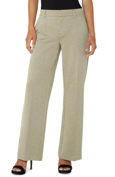 Liverpool Los Angeles Kelsey Wide Leg Knit Pants In Gray