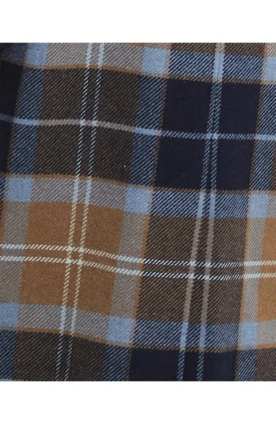 Barbour Kira Tartan Wool Blend Car Coat