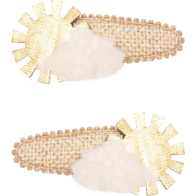 Mimi & Lula Kids' 2-pack Sunshine Clic Clacs Hair Clips