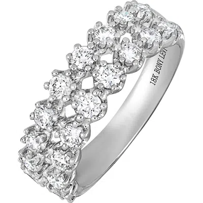 Bony Levy Audrey Wide Double Row Diamond Ring