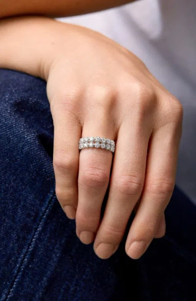 Bony Levy Audrey Wide Double Row Diamond Ring