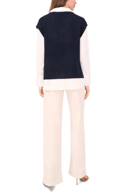 Halogenr Halogen(r) Layered Look Sweater Vest