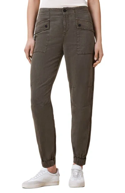 Allsaints Val Twill Cargo Pants In Brown