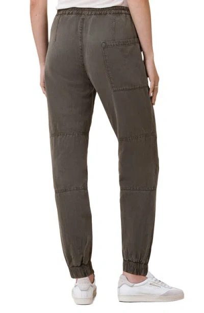 Allsaints Val Twill Cargo Pants In Brown