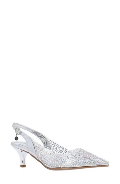J. Reneé Ferryanne Slingback Pointed Toe Kitten Heel Pump