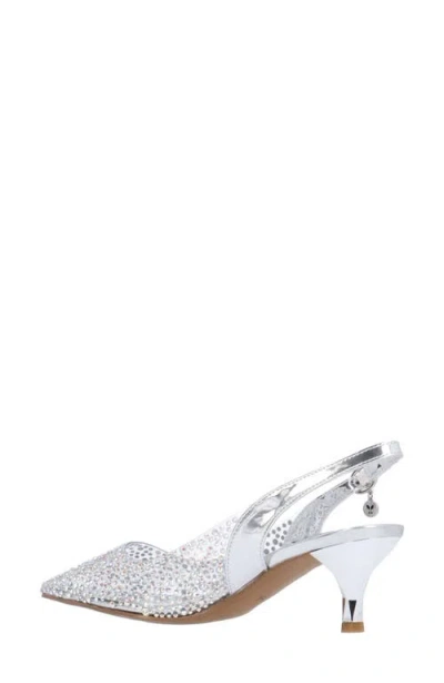 J. Reneé Ferryanne Slingback Pointed Toe Kitten Heel Pump